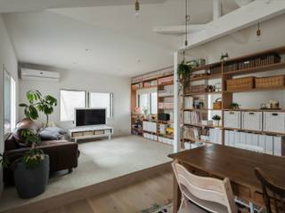Suita house renovation, ALTS DESIGN OFFICE ALTS DESIGN OFFICE Mediterranean style living room