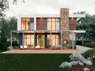 Big Family, Need Design Need Design Modern Houses Bricks