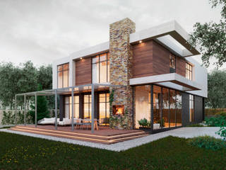 Big Family, Need Design Need Design Modern Houses Bricks