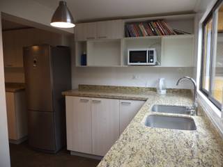 COCINA MERUANE, AOG AOG Built-in kitchens Granite Wood effect