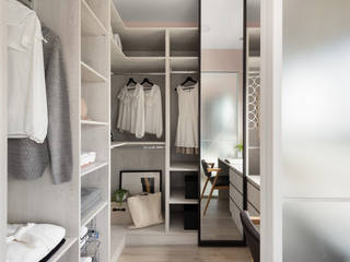 A.K.I.House, 寓子設計 寓子設計 Scandinavian style dressing room