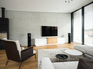 Neugestaltung Wohnhaus, Oberstenfeld, Mannsperger Möbel + Raumdesign Mannsperger Möbel + Raumdesign Modern living room