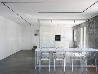 Concrete Lovers, Minimal Studio Minimal Studio Phòng ăn phong cách tối giản