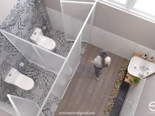 Female Office Toilet, Ectic Interior Design & Build Ectic Interior Design & Build Ванная в азиатском стиле