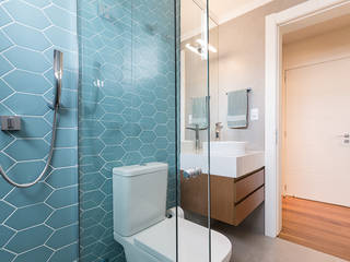 Suíte do Menino, Rabisco Arquitetura Rabisco Arquitetura Modern Bathroom