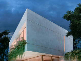 CASA CUBO - VILLAHERMOSA TABASCO, MEXICO., Obed Clemente Arquitecto Obed Clemente Arquitecto Single family home Concrete