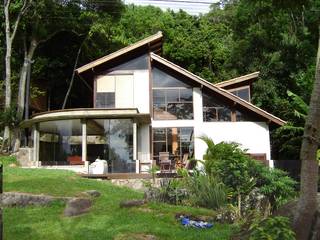 Residência Costa da Lagoa - Florianópolis / SC, Raiz Arquitetônica Raiz Arquitetônica Chalets & maisons en bois