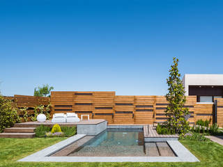 Diseño y construcción de piscinas y jardines zen en Madrid, AGi architects arquitectos y diseñadores en Madrid AGi architects arquitectos y diseñadores en Madrid Gartenpool Holz
