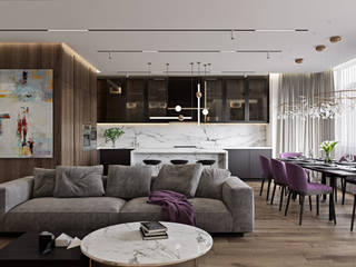 UI017, YOUSUPOVA YOUSUPOVA Modern Living Room