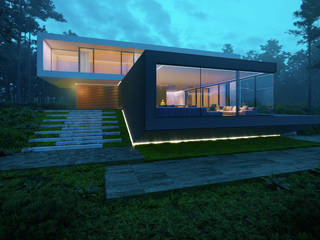 House in the forest 2.0, ALEXANDER ZHIDKOV ARCHITECT ALEXANDER ZHIDKOV ARCHITECT