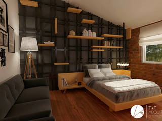 RECAMARA PUERTA DE HIERRO, T+F Arquitectos T+F Arquitectos Modern style bedroom