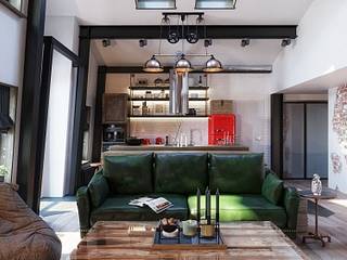 homify Industrial style living room