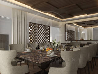 San Isidro, Saltillo, TAR INTERIORES TAR INTERIORES Modern dining room