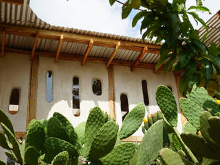 Taller de Teñido tradicional de la Lana, Juan Carlos Loyo Arquitectura Juan Carlos Loyo Arquitectura Log cabin