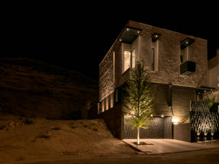 Casa Cumbres, Arquitectura de Materialista, Villalobos Image Maker Villalobos Image Maker Terrace house Stone