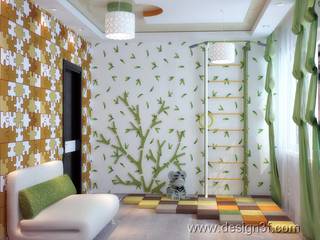 Яркая детская комната, студия Design3F студия Design3F Nursery/kid’s room