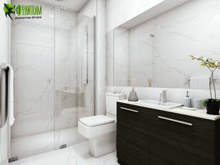 A Complete set for Marketing of Residential House By Yantram architectural and design services Washington, USA, Yantram Animation Studio Corporation Yantram Animation Studio Corporation Classic style bathroom Glass