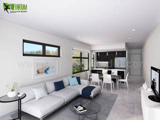 A Complete set for Marketing of Residential House By Yantram architectural and design services Washington, USA, Yantram Animation Studio Corporation Yantram Animation Studio Corporation Classic style living room Concrete