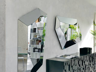 Diamond Mirror, IQ Furniture IQ Furniture Pasillos, vestíbulos y escaleras modernos Vidrio