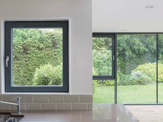 Bungalow Contemporary Extension Edinburgh, Mark Smith Glazing Ltd Mark Smith Glazing Ltd شبابيك ألمنيوم/ زنك