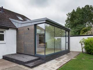 Bungalow Contemporary Extension Edinburgh, Mark Smith Glazing Ltd Mark Smith Glazing Ltd إضاءات طبيعية من سقف ألمنيوم/ زنك