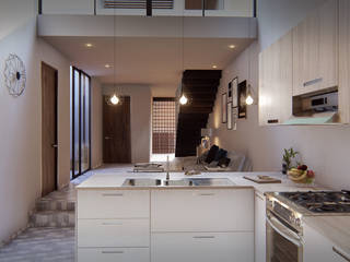 Casa Paulo , T+G T+G Built-in kitchens