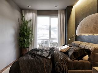 GYLLENHAAL Tobi Architects Minimalist bedroom Beige