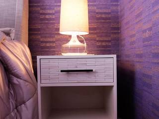 Habitación, Mono Studio Mono Studio Eclectic style bedroom Wood-Plastic Composite Purple/Violet