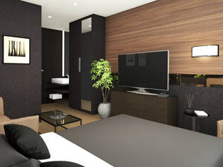 HOTEL ROOM, Studio Maiden Studio Maiden Classic style bedroom