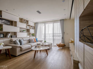 宜蘭-歡歡喜喜建案(住宅設計), 在家空間設計 在家空間設計 Salones modernos