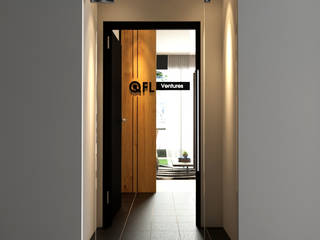 Arcoris Mont Kiara, Norm designhaus Norm designhaus Couloir, entrée, escaliers scandinaves