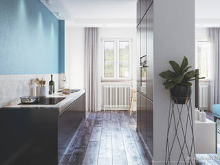 Blue Dream Apartment, Eleonora Frosini Eleonora Frosini Cocinas de estilo moderno