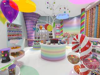 Candy Store JHB, A&L 3D Specialists A&L 3D Specialists Espaços comerciais modernos