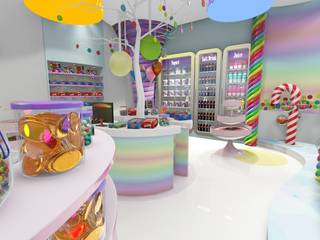 Candy Store JHB, A&L 3D Specialists A&L 3D Specialists Powierzchnie handlowe