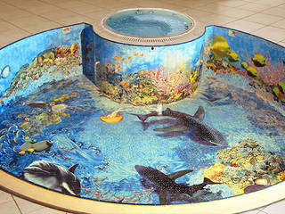 Swimming Pool, Unique Tiles Unique Tiles Swimming pond Tiles