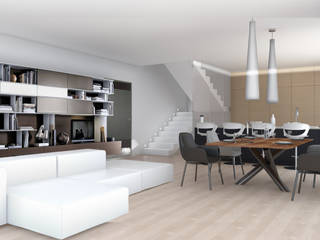 Villa con vista lago, Silvana Barbato Silvana Barbato Modern living room