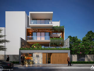 Thiết kế biệt thự sân vườn, AVA Architects AVA Architects Casas modernas