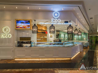 EZO Cheesecakes Bakery - Mall Taman Anggrek, Evonil Architecture Evonil Architecture Ruang Komersial Kayu Lapis