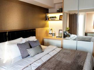 Tanglin Apartment, EquiL Interior EquiL Interior Kamar Tidur Modern Kayu Lapis