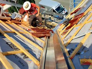 2018 | Dachsanierung in Bünde, Dachdeckermeisterbetrieb Dirk Lange Dachdeckermeisterbetrieb Dirk Lange Gable roof