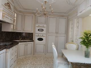 Интерьер кухни в классическом стиле, студия Design3F студия Design3F Kitchen