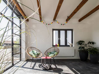 Haus fs1, Fiedler + Partner Fiedler + Partner Scandinavian style conservatory