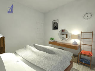 GRAND WISATA - BEKASI, INDONESIA, Asta Karya Studio Asta Karya Studio Scandinavian style bedroom