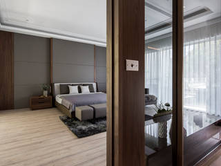 敦煌建設/日日-頂上藏峰, SING萬寶隆空間設計 SING萬寶隆空間設計 Asian style bedroom