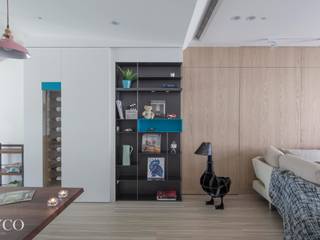 浮光LOFT, 芮晟設計事務所 芮晟設計事務所 Livings modernos: Ideas, imágenes y decoración Compuestos de madera y plástico