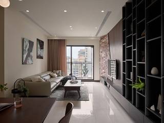 紋理．線條, 層層室內裝修設計有限公司 層層室內裝修設計有限公司 Modern living room
