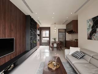 紋理．線條, 層層室內裝修設計有限公司 層層室內裝修設計有限公司 Modern Living Room
