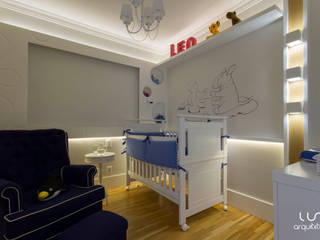 Quarto de Bebê Menino, Luni Arquitetura Luni Arquitetura Modern Yatak Odası