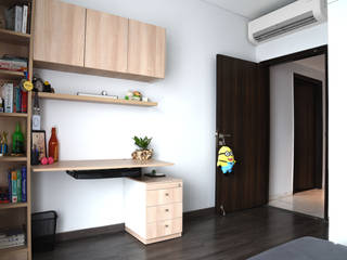 Apartment at Tata Primanti, Gurugram, The Workroom The Workroom 모던스타일 서재 / 사무실