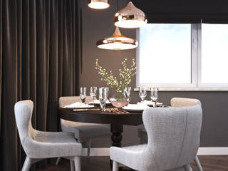 Niskobudżetowe mieszkanie w Krakowie, Ambience. Interior Design Ambience. Interior Design Modern dining room